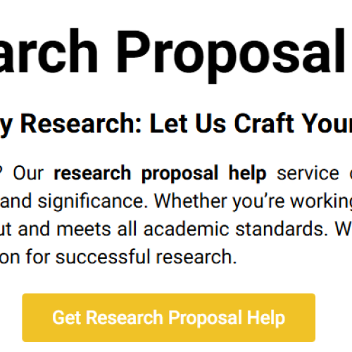 Research Proposal Help